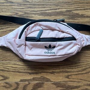 Pink Adidas fanny pack